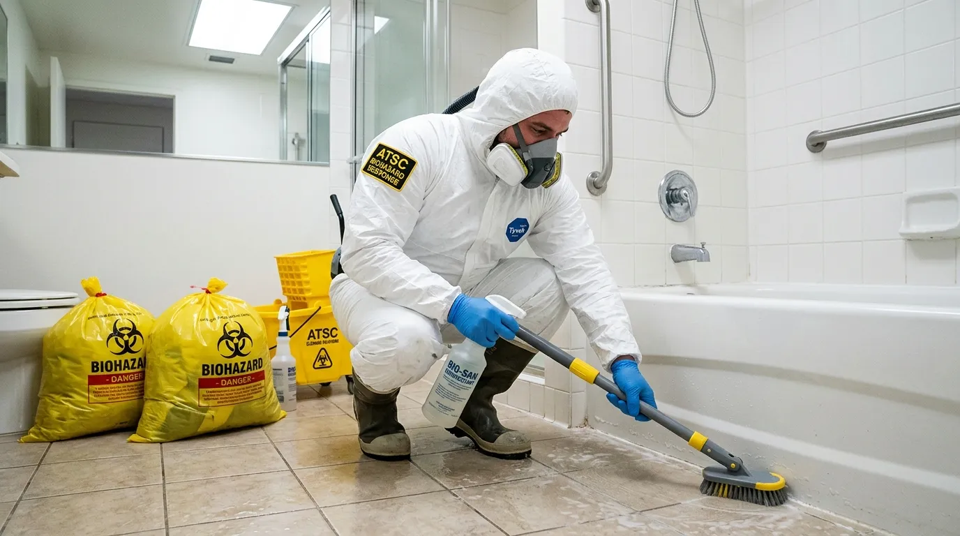 Decontamination equipment deployed for Blood Cleanup in Delavan